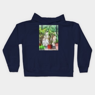 Bonsai in Greenhouse Kids Hoodie